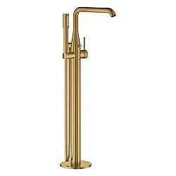GROHE Essence Yerden Montajlı Tek Kollu Küvet Bataryası, Fırçalı Crafted Cool Sunrise - 25248GF1 - Grohe