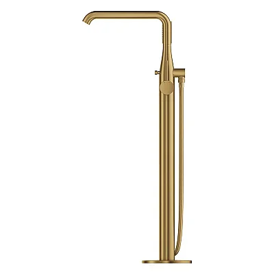 GROHE Essence Yerden Montajlı Tek Kollu Küvet Bataryası, Fırçalı Crafted Cool Sunrise - 25248GF1 - 2