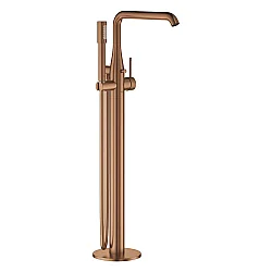 GROHE Essence Yerden Montajlı Tek Kollu Küvet Bataryası, Fırçalı Crafted Warm Sunset - 25248DE1 - Grohe