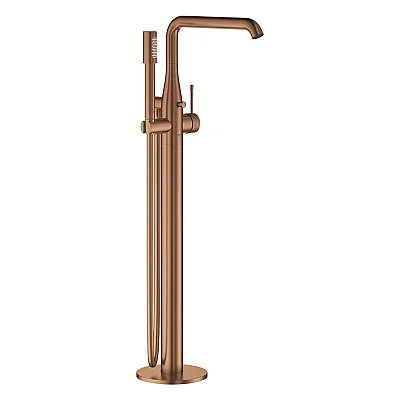 GROHE Essence Yerden Montajlı Tek Kollu Küvet Bataryası, Fırçalı Crafted Warm Sunset - 25248DE1 - 1
