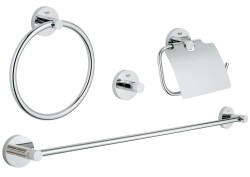 Grohe Essentials 4'ü bir arada banyo aksesuar seti - 40776001 - Grohe