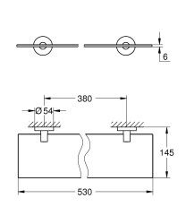 Grohe Essentials Cam raf - 40799001 - 2