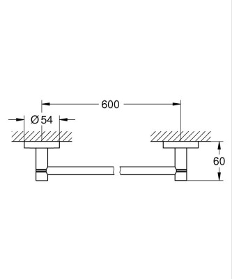 Grohe Essentials Havluluk - 40366DA1 - 2