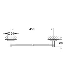 Grohe Essentials Havluluk - 40688001 - 2