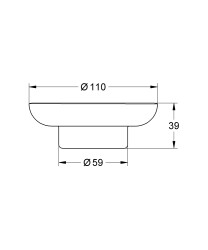 Grohe Essentials Sabunluk - 40368001 - 2