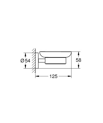 Grohe Essentials Sabunluk - 40444001 - 2