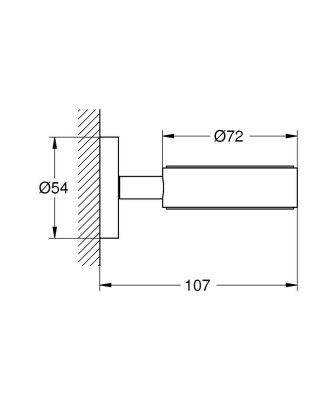 Grohe Essentials Sabunluk tutacağı - 40369DL1 - 2