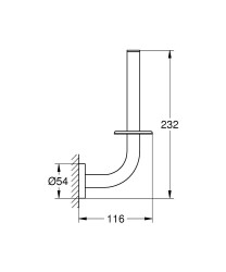 Grohe Essentials Yedek tuvalet kağıtlığı - 40385DL1 - 2
