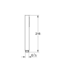 Grohe Euphoria Cube Stick El Duşu 1 Akışlı - 27888000 - 2