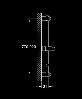Grohe Euphoria Duş sürgüsü, 900 mm - 27500000 - 2
