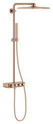 Grohe Euphoria SmartControl System 310 Cube Duo Duvara monte termostatik bataryalı duş sistemi - 26508DL0 - Grohe