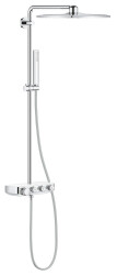 Grohe Euphoria SmartControl System 310 Cube Duo Duvara monte termostatik bataryalı duş sistemi - 26508LS0 - Grohe