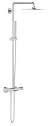 Grohe Euphoria System 230 Duvara monte termostatik bataryalı duş sistemi - 26187000 - Grohe