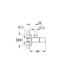 Grohe Eurocube Ara Musluk - 22012000 - 2