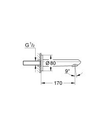 Grohe Eurodisc Cosmopolitan Çıkış Ucu - 13278002 - 2
