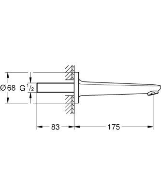 Grohe EuroEco Çıkış Ucu - 13471001 - 2