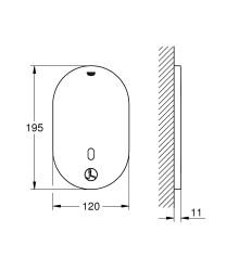 Grohe Eurosmart Cosmopolitan E Bluetooth - 36415000 - 2