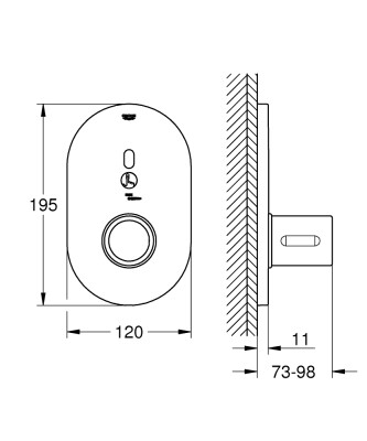 Grohe Eurosmart Cosmopolitan E Special - 36456000 - 2