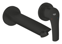 Grohe Eurosmart Duvardan Lavabo Bataryası Mat siyah - 293382433 - Grohe