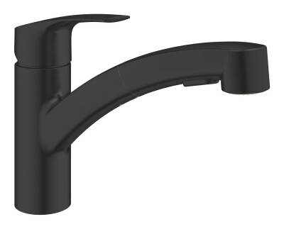 Grohe Eurosmart Eviye Bataryası Mat Siyah - 303052431 - 1