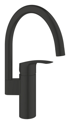 Grohe Eurosmart Eviye Bataryası Mat Siyah - 332022433 - 1