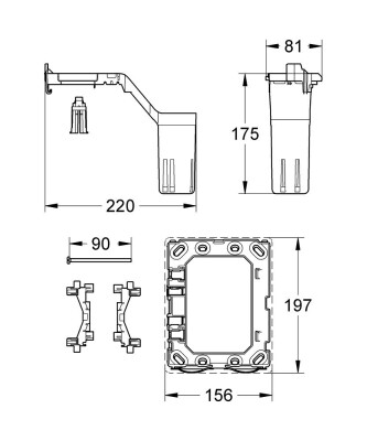 Grohe Fresh Retro-Fıt Set - 38796000 - 2
