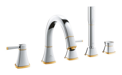 Grohe Grandera 5 delikli küvet bataryası - 29415IG0 - 1
