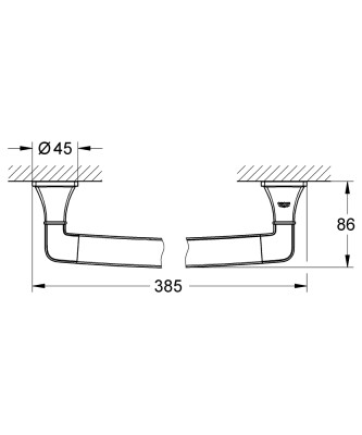 Grohe Grandera Banyo Tutamağı - 40633000 - 2