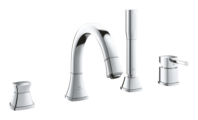 Grohe Grandera Dört delikli küvet bataryası - 29418000 - 1