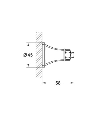 Grohe Grandera Havlu/bornoz askılığı - 40930IG0 - 2