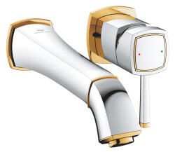 Grohe Grandera İki delikli lavabo bataryası L-Boyut - 29417IG0 - Grohe
