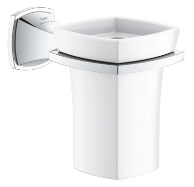 Grohe Grandera Seramik fırçalık ve tutacağı - 40909000 - 1