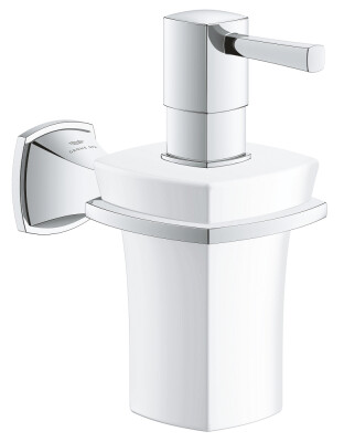 Grohe Grandera Seramik sıvı sabunluk ve tutacağı - 40910000 - 1