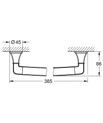 Grohe Grandera Tutunma Barı - 40960000 - 2