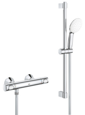 Grohe Grohtherm 500 Termostatik duş bataryası - 34796001 - 1