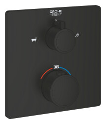 Grohe Grohtherm Çift yönlü ankastre termostatik banyo bataryası - 1022112430 - Grohe