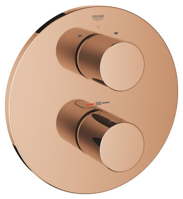 Grohe Grohtherm Cosmopolitan Termostatik Ankastre Banyo Bataryası Warm Sunset - 19468DA0 - 1