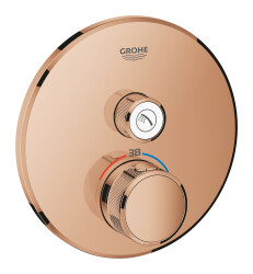 Grohe Grohtherm SmartControl Tek valfli akış kontrollü, ankastre termostatik duş bataryası - 29118DA0 - Grohe