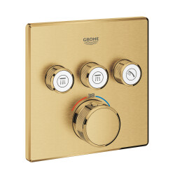 Grohe Grohtherm SmartControl Üç valfli akış kontrollü, ankastre termostatik duş bataryası - 29126GN0 - Grohe