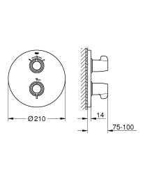 Grohe Grohtherm Special Termostatik banyo/duş bataryası - 29095000 - 2