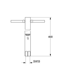 Grohe İngiliz anahtarı - 19017000 - 2