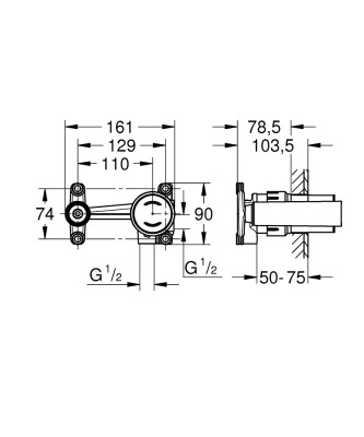 Grohe Joystick Batarya İç Gövde - 23429000 - 2