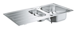 Grohe K200 Damlalıklı paslanmaz çelik eviye - 31564SD1 - Grohe