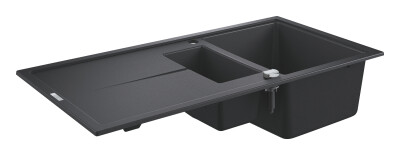 Grohe K400 Damlalıklı Kompozit Siyah Granit Eviye 60C 100/50 - 31642AP0 - 1