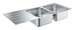 Grohe K500 Damlalıklı paslanmaz çelik eviye - 31588SD1 - Grohe