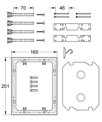 Grohe Montaj seti - 38957000 - 2