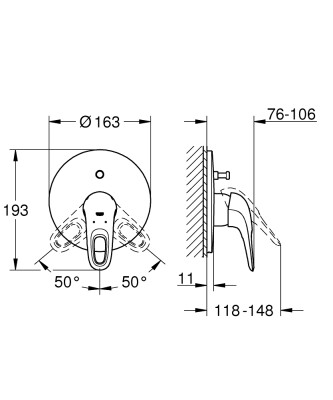 Grohe Outlet shower holder - 19506LS3 - 2