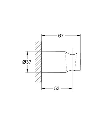 Grohe Raın C L Sabit Askı - 27056000 - 2