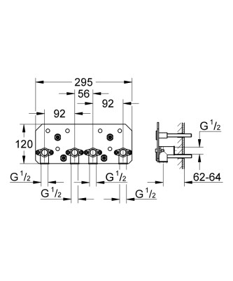 Grohe Rainshowe Aqua İç Gövde - 26855000 - 2