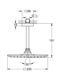 Grohe Rainshowe AquaTepe Duşu Seti - 26859000 - 2